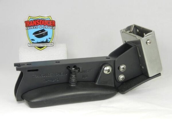 Spring Back Bracket and Transducer Shield TM-HDsi combination for transom installation