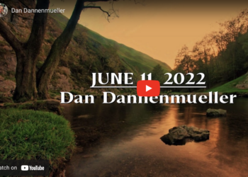 picture of a creek with "Dan Dannenmueller" written on the cover