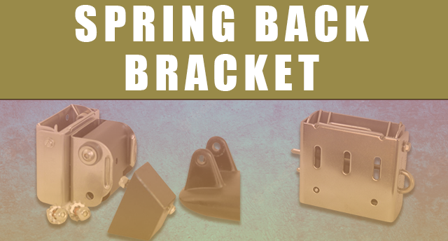 Transducer Shield and Saver Spring Back Brackets