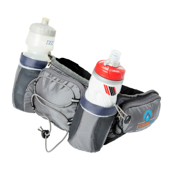 Detachable Dual Holster Hydration Waist Pack Grey