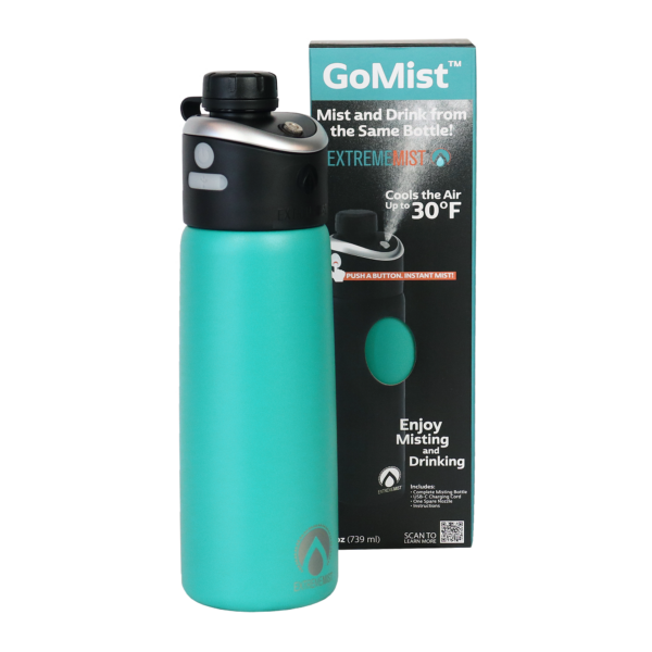 GoMist Misting & Drinking Bottle in Teal