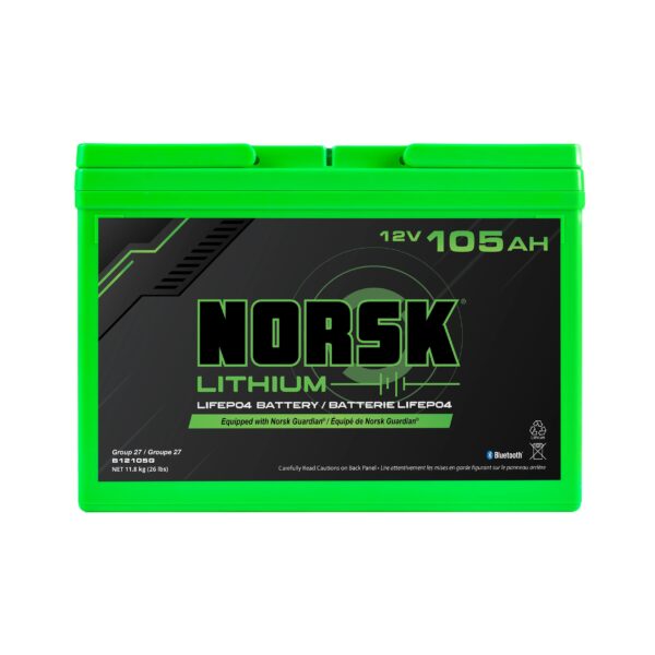 12V 105AH LIFEPO4 LITHIUM DEEP CYCLE BATTERY