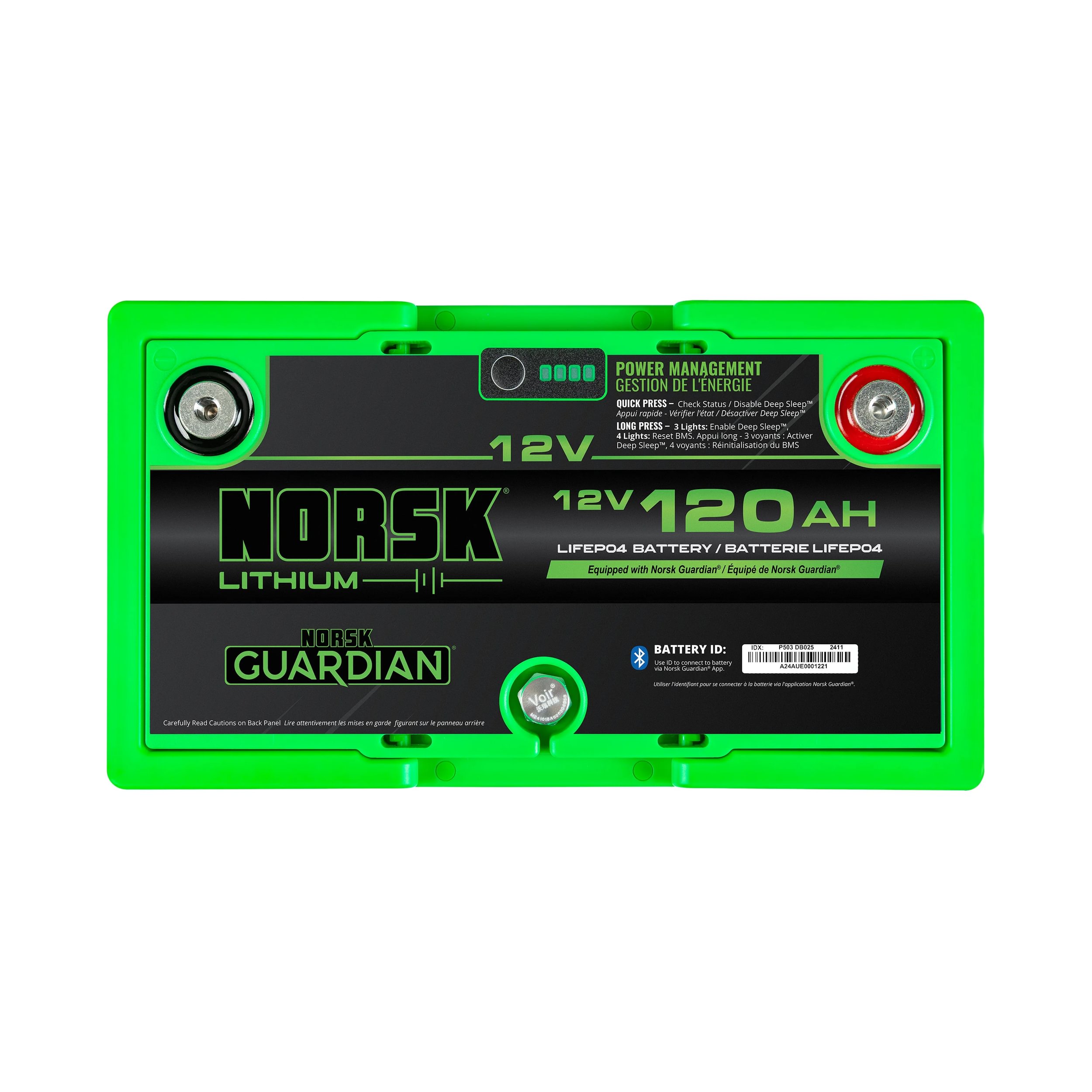 12V 120AH LIFEPO4 LITHIUM DEEP CYCLE BATTERY - Image 3