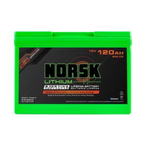 12V 120AH Heated Lithium Cranking Battery – Norsk Lithium