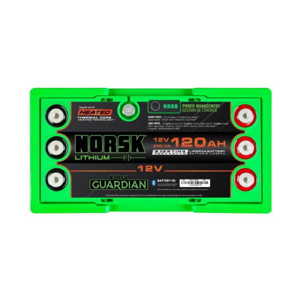 12V 120AH Heated Lithium Cranking Battery – Norsk Lithium - Image 3