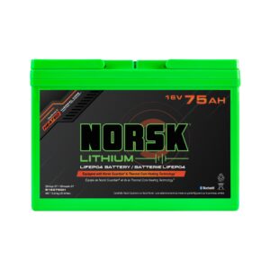 16V 75AH HEATED LIFEPO4 LITHIUM DEEP CYCLE