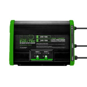 EVO-TEC™ 24V/24V 10A – 2 BANK ON-BOARD CHARGER